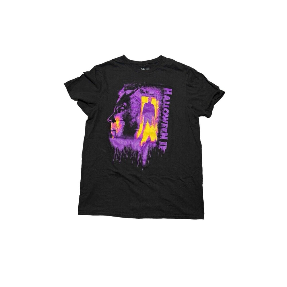 Halloween‎ II Black Shirt Mens Medium Horror Movie Classic Michael Myers